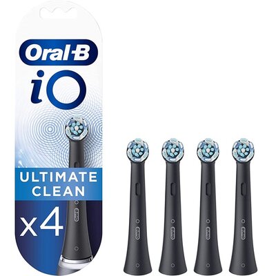 Oral-B iO Ultimate Clean 4 db-os fekete fogkefefej szett