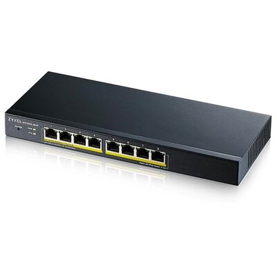 ZyXEL GS1900-8HP v3 8port GbE LAN PoE (70W) smart menedzselhető switch