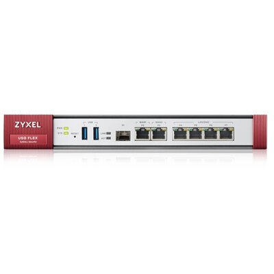 ZyXEL USGFLEX200 4xGbE LAN/DMZ 2xWAN 1xSFP 2xUSB port Tűzfal