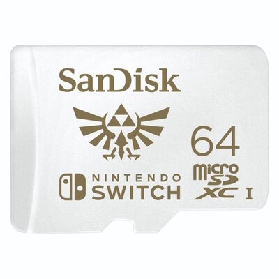 Sandisk 64GB SD micro (SDXC Class 10 UHS-I U3) Nintendo Switch memória kártya