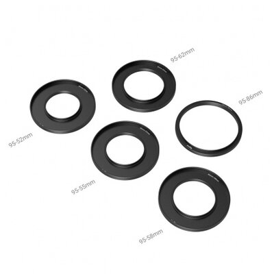 SMALLRIG Adapter Rings Kit (52/55/58/62/86-95mm)