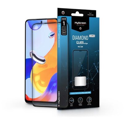 MSP LA-2166 Xiaomi Redmi Note 11 Pro/11 Pro+ Diamond Glass Lite Edge2.5D edzett üveg képernyővédő