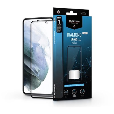 MSP LA-2121 Samsung G990F Galaxy S21 Diamond Glass Lite Edge2.5D edzett üveg képernyővédő