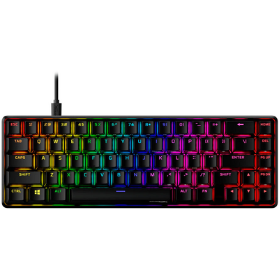 HP HYPERX Vezetékes Billentyűzet Alloy Origins 65 RGB HX Red Mechanikus USB US