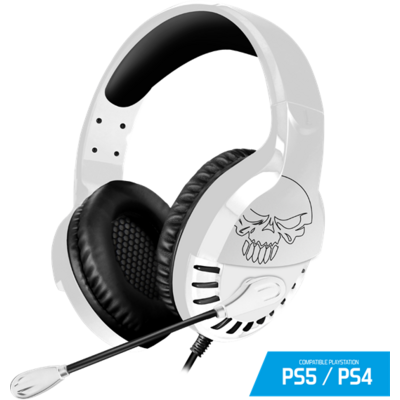 Spirit of Gamer Fejhallgató - PRO-H3 Playstation (PS4/PS5, mikrofon, 3.5mm jack, hangerőszabályzó, 1m kábel, fehér)