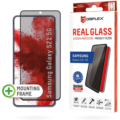 E.V.I. DISPLEX REAL GLASS FULL COVER F/ SAMSUNG GALAXY S21 FE