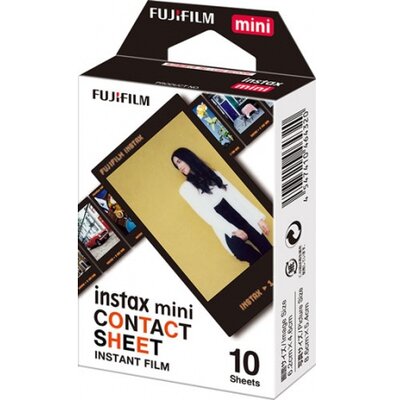 FUJIFILM Instax Mini Film Glossy Contact Sheet (10lap)