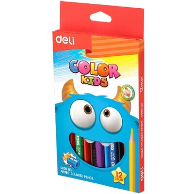 Deli Color Kids 12db-os színesceruza-készlet