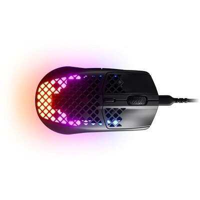 SteelSeries Aerox 3 (2022) Onyx fekete optikai gamer egér