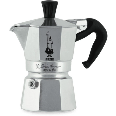 Bialetti Moka Express 1 személyes inox kotyogós kávéfőző