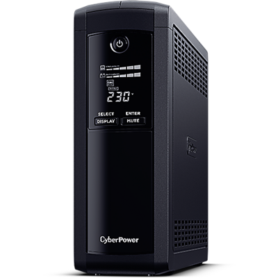 CYBERPOWER UPS VP1600ELCD 5x Schuko 1600VA 960W 230V szünetmentes tápegység + USB LINE-INTERACTIVE