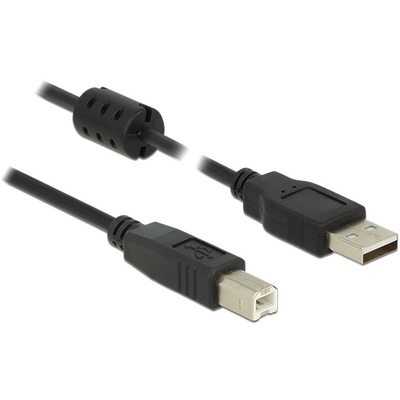 DeLock Cable USB 2.0 Type-A male > USB 2.0 Type-A male 1m Black