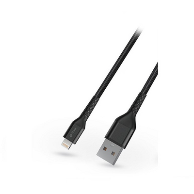 Devia ST348693 Gracious 2,4A 2m USB/Lightning fekete adat- és töltőkábel