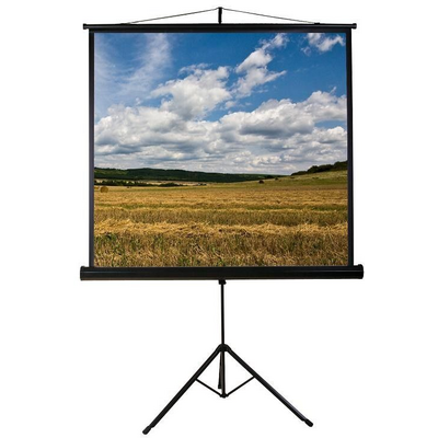 FUNSCREEN 69" (1:1) manuális hordozható vetítővászon (Tripod, Méret: 125x125 cm, Látható méret: 121x121 cm)