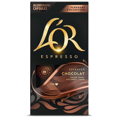 Douwe Egberts L'OR csokoládé ízesítésű 10db kávékapszula
