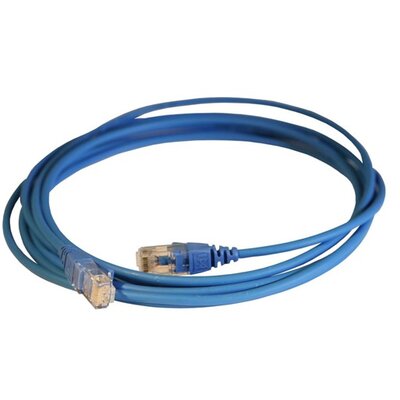 Legrand 051548 RJ45-RJ45 Cat6 árnyékolatlan (U/UTP) LSZH (LSOH) 3 méter kék d: 5,2mm AWG24 LCS3 patch kábel