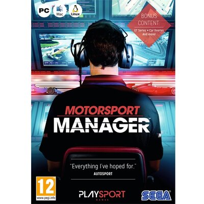 Motorsport Manager PC játékszoftver