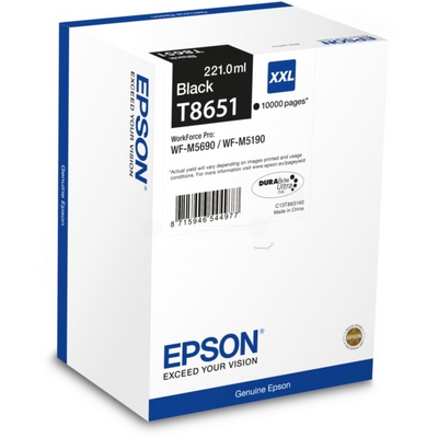 Epson T8651 10k fekete tintapatron