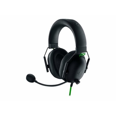 Razer Blackshark V2 X gamer fejhallgató, fekete-zöld