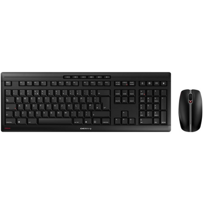 Cherry CHERRY STREAM DESKTOP UK LAYOUT KEYBOARD AND MOUSE SET USB BLACK