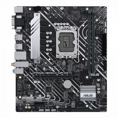 Asus Alaplap - Intel PRIME H610M-R D4 (H610, 2xDDR4 3200MHz, 4xSATA3, 1xM.2, HDMI+DVI+VGA)