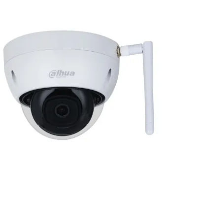 Dahua IP wifi Dome kamera - IPC-HDBW1230DE-SW (2MP, 2,8mm, kültéri, H265, IP67, IR30m, IK10, DWDR, SD, 2.4GHz, 12VDC)