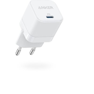 ANKER Hálózati Töltő, PowerPort III Cube, 20W USB-C, fehér - A2149G21