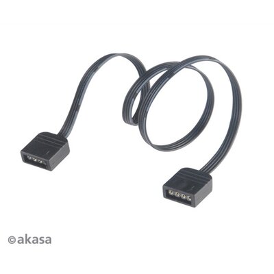 Akasa 4pin RGB LED világítást hosszabbító kábel - AK-CBLD06-30BK