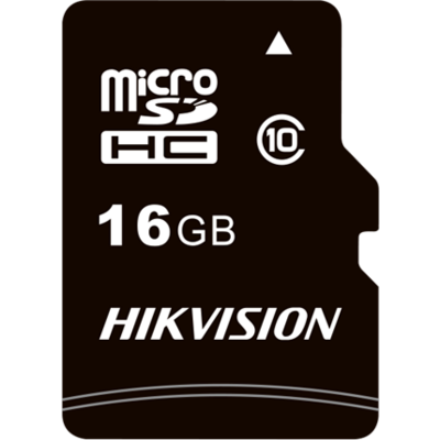 Hikvision MicroSD kártya - 16GB microSDHC™, Class 10 and UHS-I, TLC (R/W Speed 92/20 MB/s)