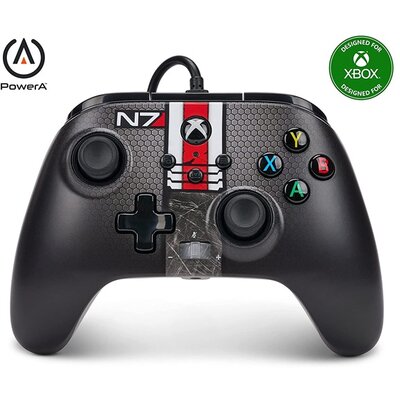PowerA Enhanced Xbox Series X|S vezetékes Mass Effect N7 kontroller