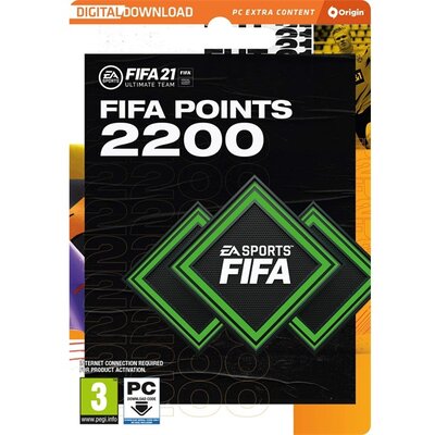 FIFA 21 2200 FUT POINTS PC játék kredit
