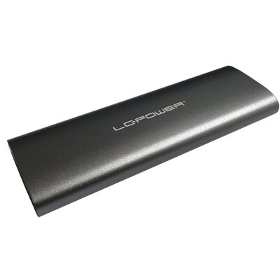 LC Power Külső ház - USB 3.2 Type-C - NVMe vagy SATA M.2 - LC-M2-C-MULTI-2