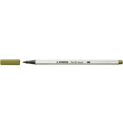 Stabilo Pen 68 brush sárzöld ecsetfilc
