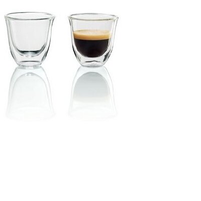 Delonghi eszpresszó pohár, 60 ml, átlátszó, 2db