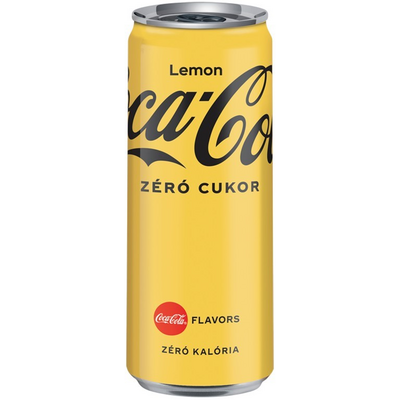 Coca-Cola Zero Lemon 0,33l dobozos üdítőital