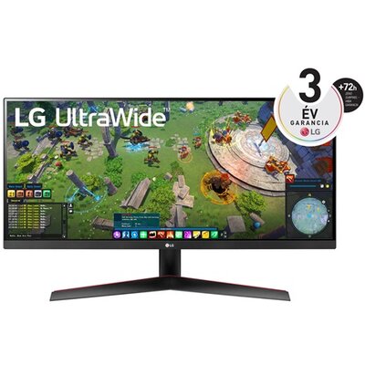 LG IPS monitor 29" 29WP60G, 2560x1080, 21:9, 250cd/m2, 1ms, HDMI/DisplayPort/USB-C