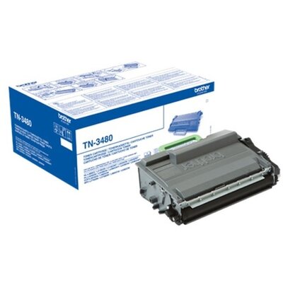 BROTHER Toner TN-3480, Nagy töltetű - 8000 oldal, Fekete