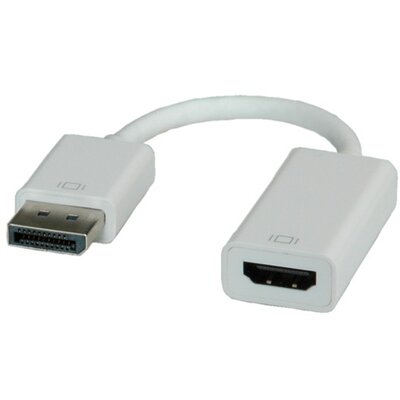 ROLINE átalakító DisplayPort-HDMI Adapter, DP Male - HDMI Female
