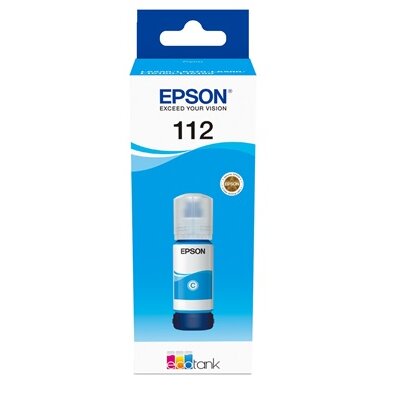 EPSON Tintapatron 112 EcoTank Pigment Cyan ink bottle