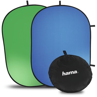 Hama "2in1" 150x200 cm összecsukható zöld/kék háttér
