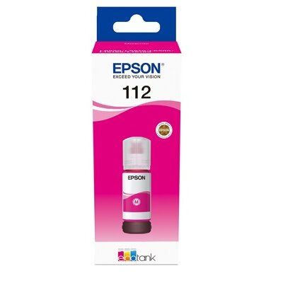 EPSON Tintapatron 112 EcoTank Pigment Magenta ink bottle