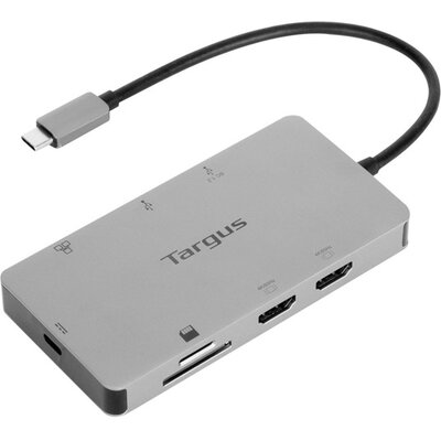 TARGUS Dokkoló DOCK423EU, USB-C Dual HDMI 4K Docking Station with 100W PD Pass-Thru