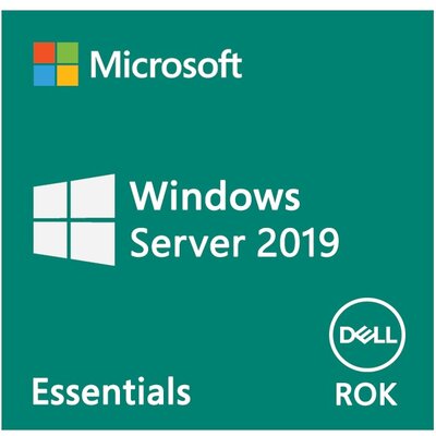 DELL EMC szerver SW - ROK Windows Server 2019 ENG, Essentials Edition, 25 CAL, 64bit OS.