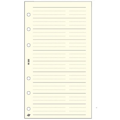 Kalendart Saturnus M320 telefon bianco lap gyűrűs betétlap