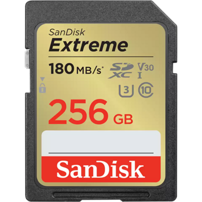 Sandisk 256GB SDXC Class 10 U3 V30 Extreme