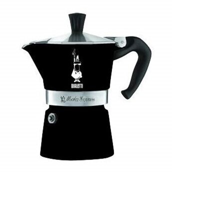 Bialetti Moka Express Colour 3 személyes fekete kotyogós kávéfőző
