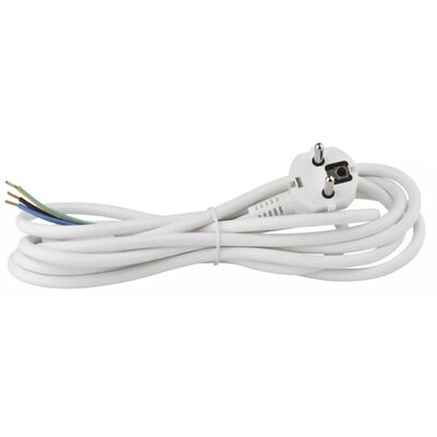 Emos S14373 Flexo 3 méter 3×0,75mm2 fehér szerelhető hálózati kábel