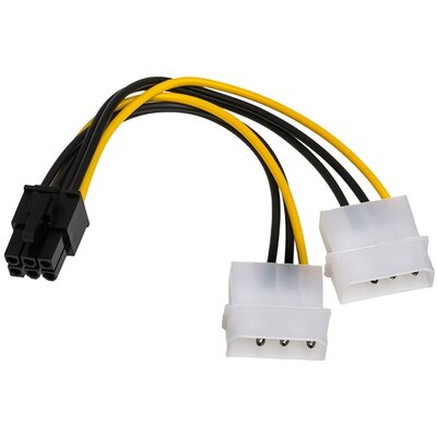 Akyga Adapter 2x Molex/PCI-Express 6-pin AK-CA-13