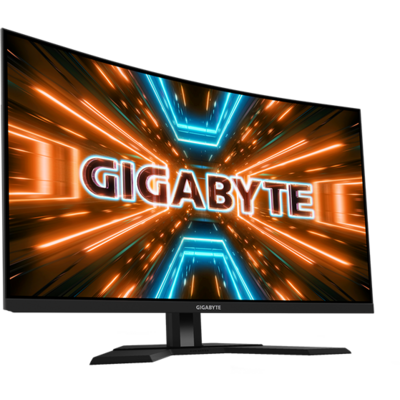 GIGABYTE Ívelt VA LED Monitor 31.5" M32QC 2560x1440, 2xHDMI/Displayport/4xUSB