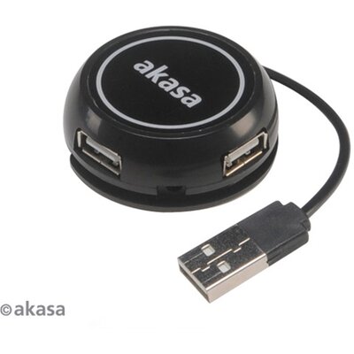 Akasa Connect4C 4in1 - 4 port USB 2.0 - AK-HB-19BK